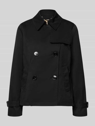 Michael Kors Trenchcoat mit Knopfverschluss in Black, Gr&ouml;&szlig;e XL