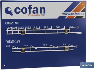 cofan Expositor Abrazaderas Vacio