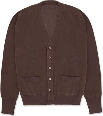 Fortela Lynch Cashmere Cardigan in Dark Brown at Nordstrom, Size X-Large Eu