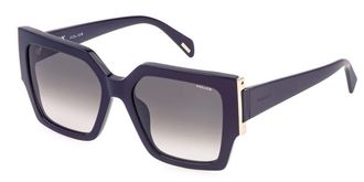 Police SPLR21 SECRET 1 06S3 Womens Sunglasses Purple Size 54