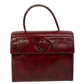 Cartier Pre-owned Handbags, female, Red, Size: ONE SIZE Pre-owned Vintage Handbag