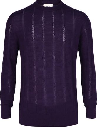 Bally Textured-Knit Crewneck Sweater