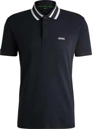 BOSS Polo con logo - Blu