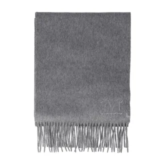 Max Mara Dames, Accessoires, Grijs, Maat: ONE Size Kasjmier