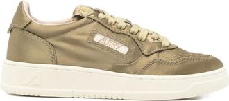 Autry Medalist Low - Dames - Sneakers - Groen - 36 EU - Katoen - Schoenen
