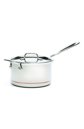 All-Clad Copper Core 4-Quart Saucepan with Lid in Stainless Steel at Nordstrom