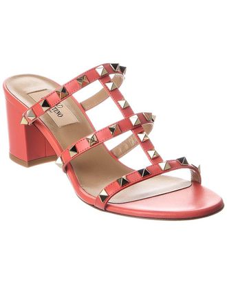 Valentino Rockstud Caged 60 Leather Sandal