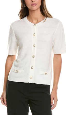 St. John Wool-Blend Cardigan