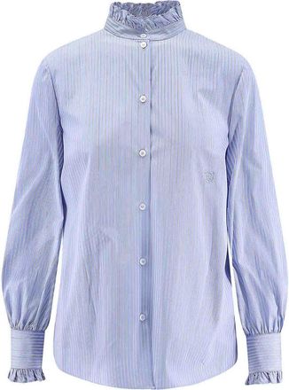 Valentino Shirt in Popeline Classic Stripe