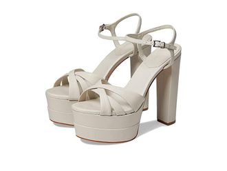 Schutz Keefa High Womens Shoes Pearl : 10 M, Leather