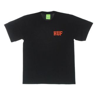 HUF T-Shirts, male, Black, Size: L Golden Gate Classic H Tee