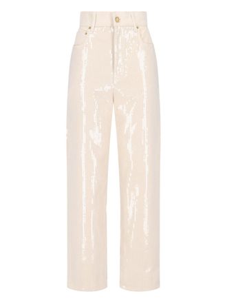 Golden Goose Jeans Ampi Con Paillettes