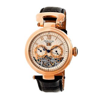 Heritor Ganzi Automatic Silver Dial Mens Watch HR3305