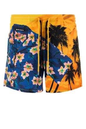 Palm Angels Printed Nylon Palm Angels X Vilebrequin Swimming Shorts