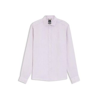 BOSS Regular-fit shirt in washed linen