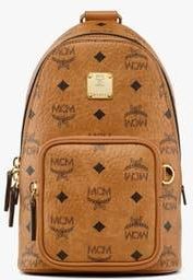 MCM X-Mini Aren Sling Bag in Visetos in Cognac at Nordstrom