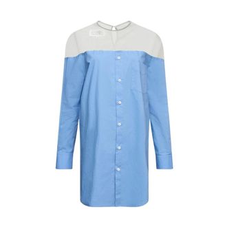 Maison Margiela Shirts, female, Blue, Size: 2XS Top