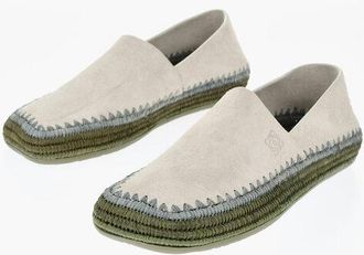 Loewe PAULAS Suede Espadrilles with Rubber Sole size 40