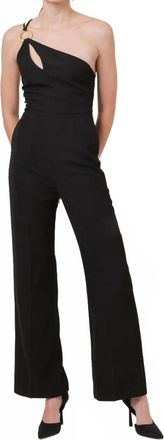 Line & Dot Vaughn Jumpsuit In Black