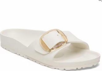 Birkenstock Womens Madrid Big Buckle Eva 1029633 Sandal In Egg Shell
