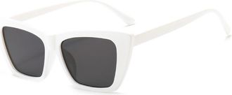 Generic Outdoor Men Vacation Sunglasses Sport Commuter Women Decorative Sun Glasses(White)