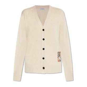 Burberry Dames, Truien, Beige, Maat: XS Wol