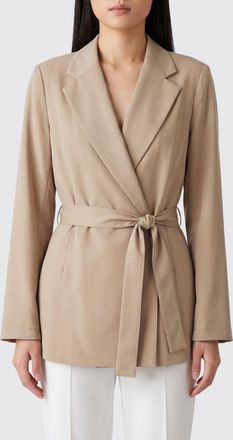 P.A.R.O.S.H. P. A.R. O.S. H. Blazer corto a vestaglia con cintura in vita e rever