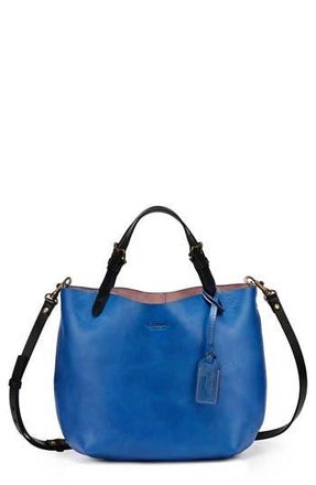 OLD TREND Dip Dye Leather Mini Tote in Sky Blue at Nordstrom Rack