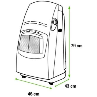 DeLonghi Estufa Gas Delonghi Vbf2 Blue Flame Termostatica