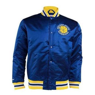 Mitchell & Ness x NBA Golden State Warrior Jacket Blue 6390310AGSWIH-171593