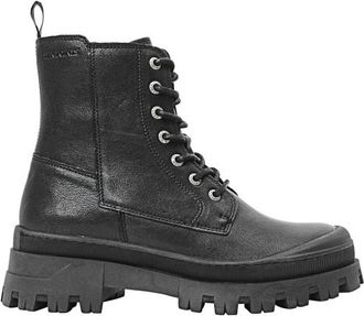 Ten Points Jenny Lace Boots Tanned Leather Winterschuhe f&uuml;r Damen | grau/schwarz