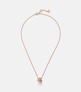 Bulgari Serpenti Viper 18kt rose gold pendant necklace with diamonds