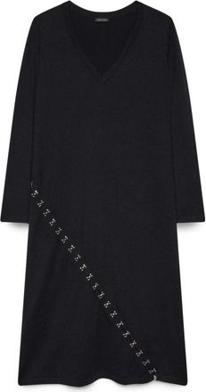 Fiorella Rubino Abito in maglia con applicazioni decorative - - Dresses - Donna - Nero - XS