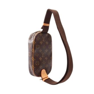 Louis Vuitton Pre-owned Monogram Coated Canvas Waist Bag - Heren - Pre-owned - Bruin - Maat: ONE Size Leer