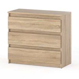 OEM C&oacute;moda Sonoma De Roble, 80 Cm, 3 Unidades, Mueble Para Tv, Sal&oacute;n, Dormitorio