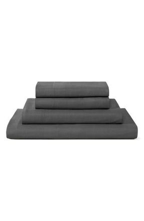 Sijo CLIMA Cotton Sheet Set in Storm at Nordstrom, Size King
