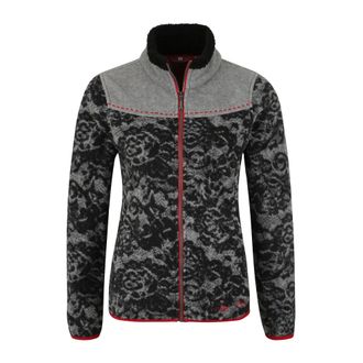Deproc Fleecejacke DEPROC ACTIVE WEDGWOOD WOMEN, Damen, Gr. 36 (S), grau, 100% Polyester, tailliert, gerader Abschluss, Jacken Fleecejacke, weiche Fleecejack