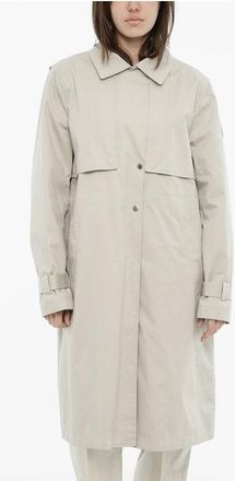 Woolrich Solid Lightweight Cotton Trench Coat size Xxl