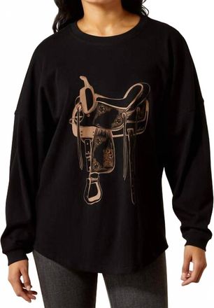 Ariat Canvas Oversized T Shirt In Black