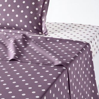 La Redoute Interieurs Laken in zuiver katoen met stiippenprint, Clarisse