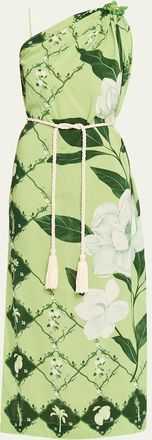 Verandah Crystal Toga Maxi Dress