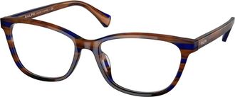 Ralph Lauren Womens Ra7133U Eyeglasses In Striped Brown Blue