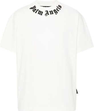 Palm Angels Hombre, Camisetas, Blanco, Talla: L