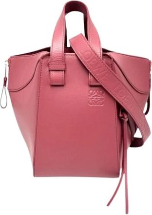 Loewe Pre-owned Handbag- Shoulder Bag - Dames - Vintage Handtas - Roze - ONE Size - Leer - Vintage