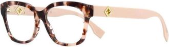 Fendi Accessoires, unisex, Veelkleurig, ONE Size, FE50124i Butterfly Frame