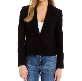 Drew Milo Lace Blazer In Black