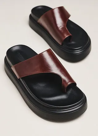 Tony Bianco Jazzy Toe Loop Slip-On Sandals