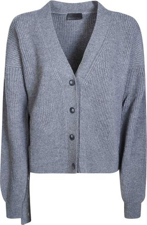 Dondup Cardigans - Dames - Vesten - Grijs - M - Truien & Vesten