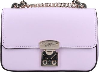 Guess Eliette Mini Convertible Crossbody Bag - Dames - Schoudertassen - Paars - ONE Size - Leer - Tassen