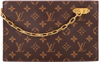 Louis Vuitton Brown Monogram Canvas Legacy Chain Clutch (Authentic Pre-Loved)
